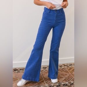 Rolla’s east coast corduroy flare pants